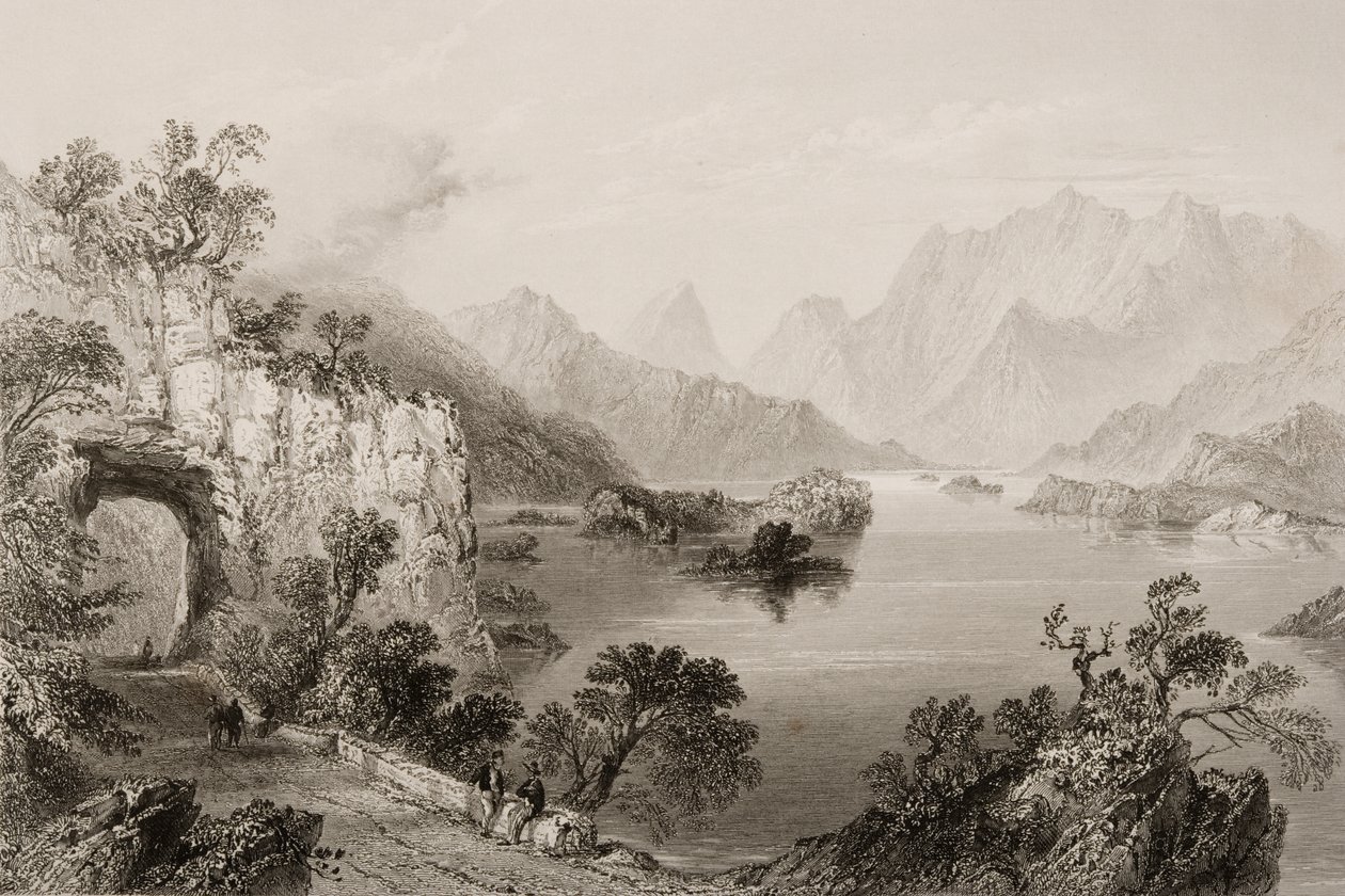 Het Bovenmeer bij Killarney, County Killarney, Ierland, uit 