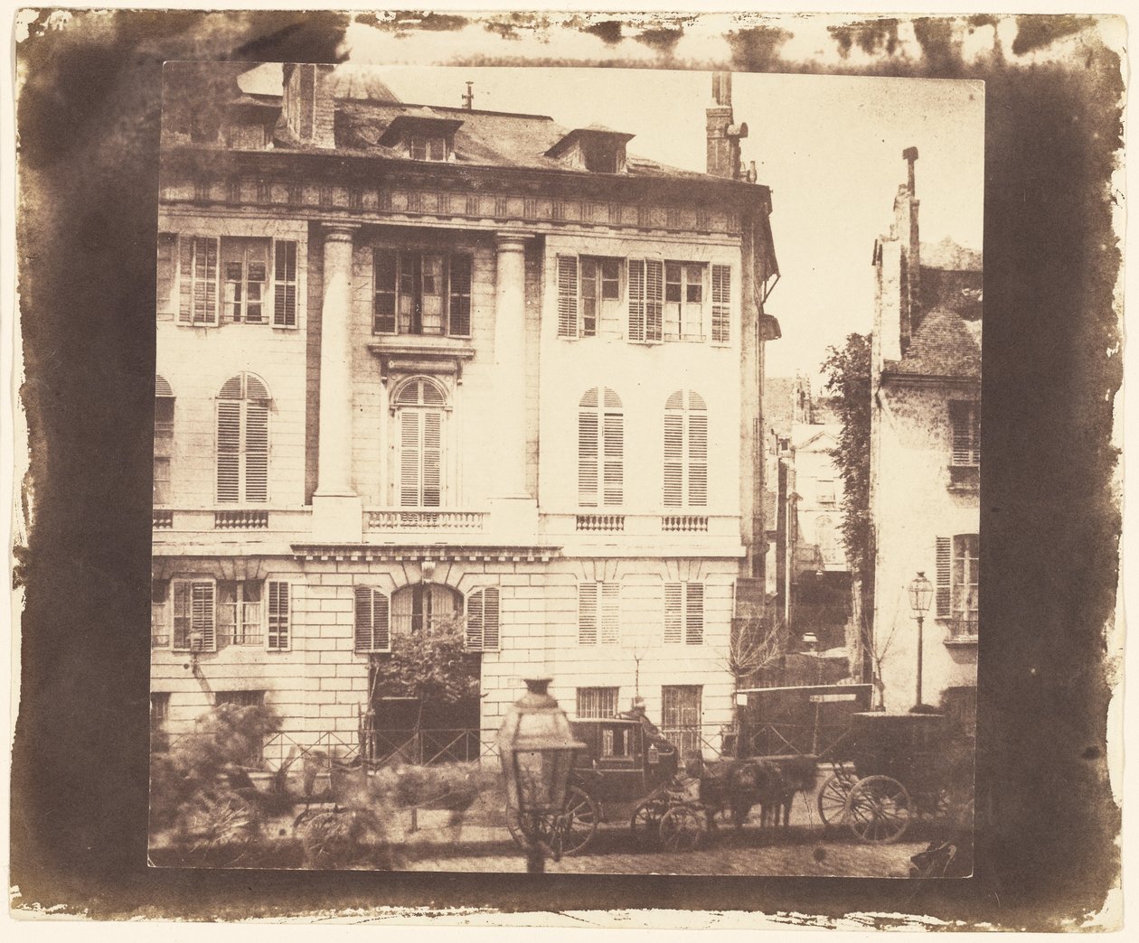 Boulevard des Italiens, Parijs door William Henry Fox Talbot