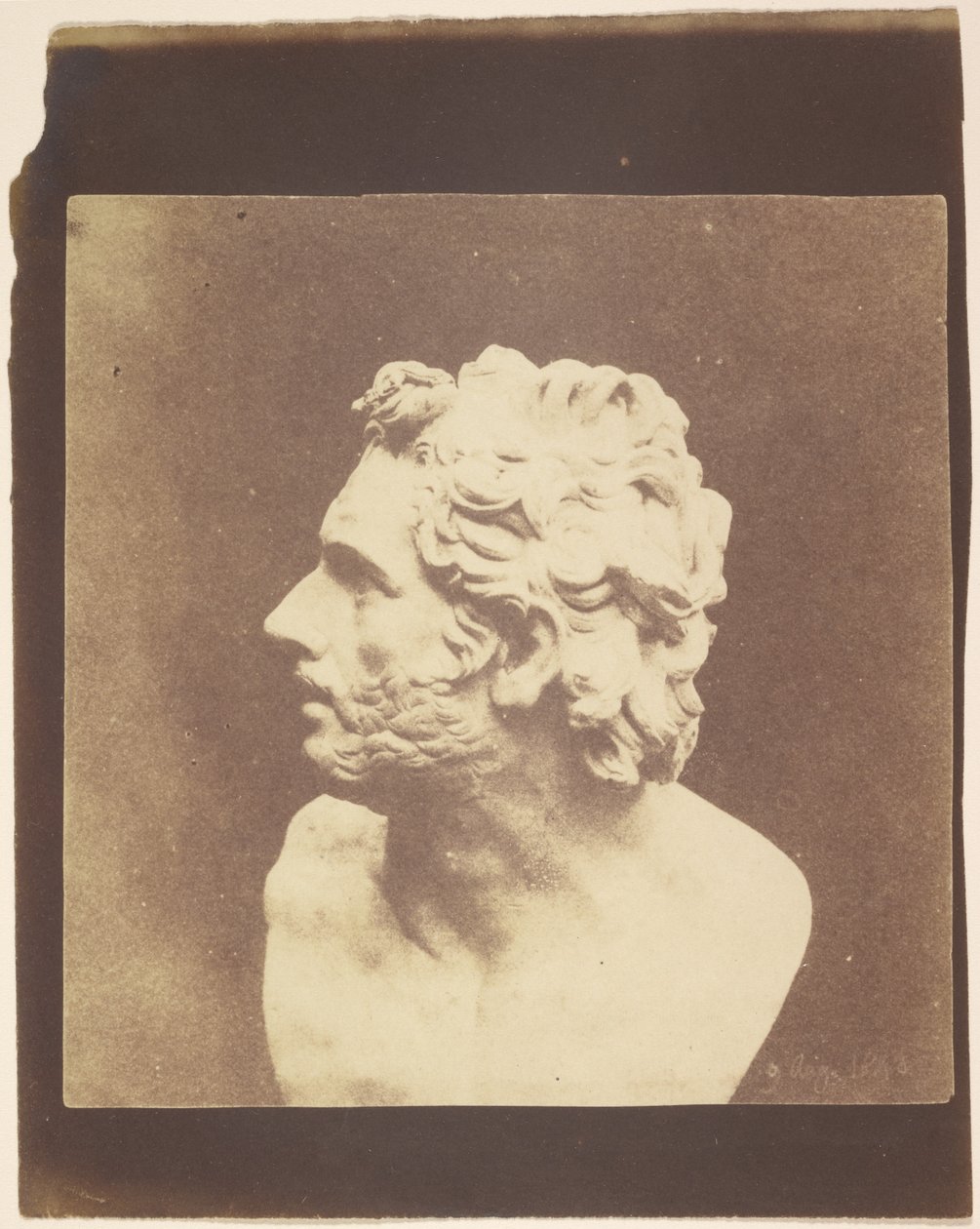 [Buste van Patroclus] door William Henry Fox Talbot