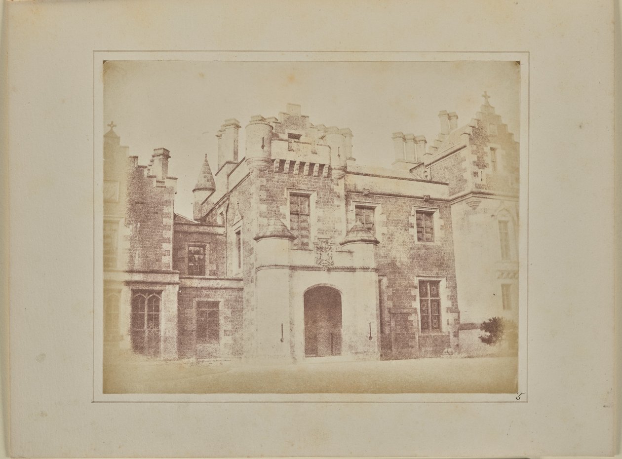 Haldeur, Abbotsford door William Henry Fox Talbot