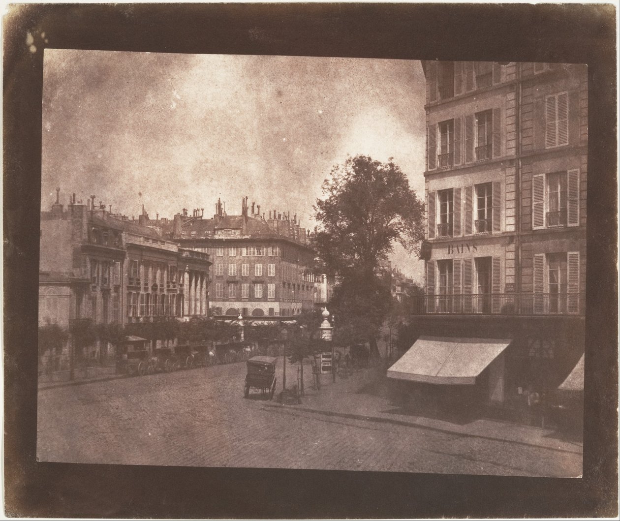 De boulevards van Parijs door William Henry Fox Talbot