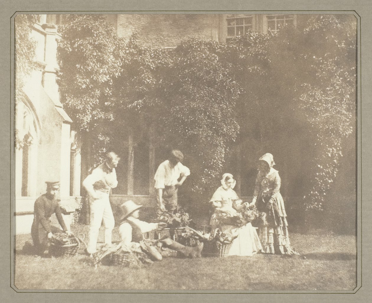 De fruitverkopers door William Henry Fox Talbot