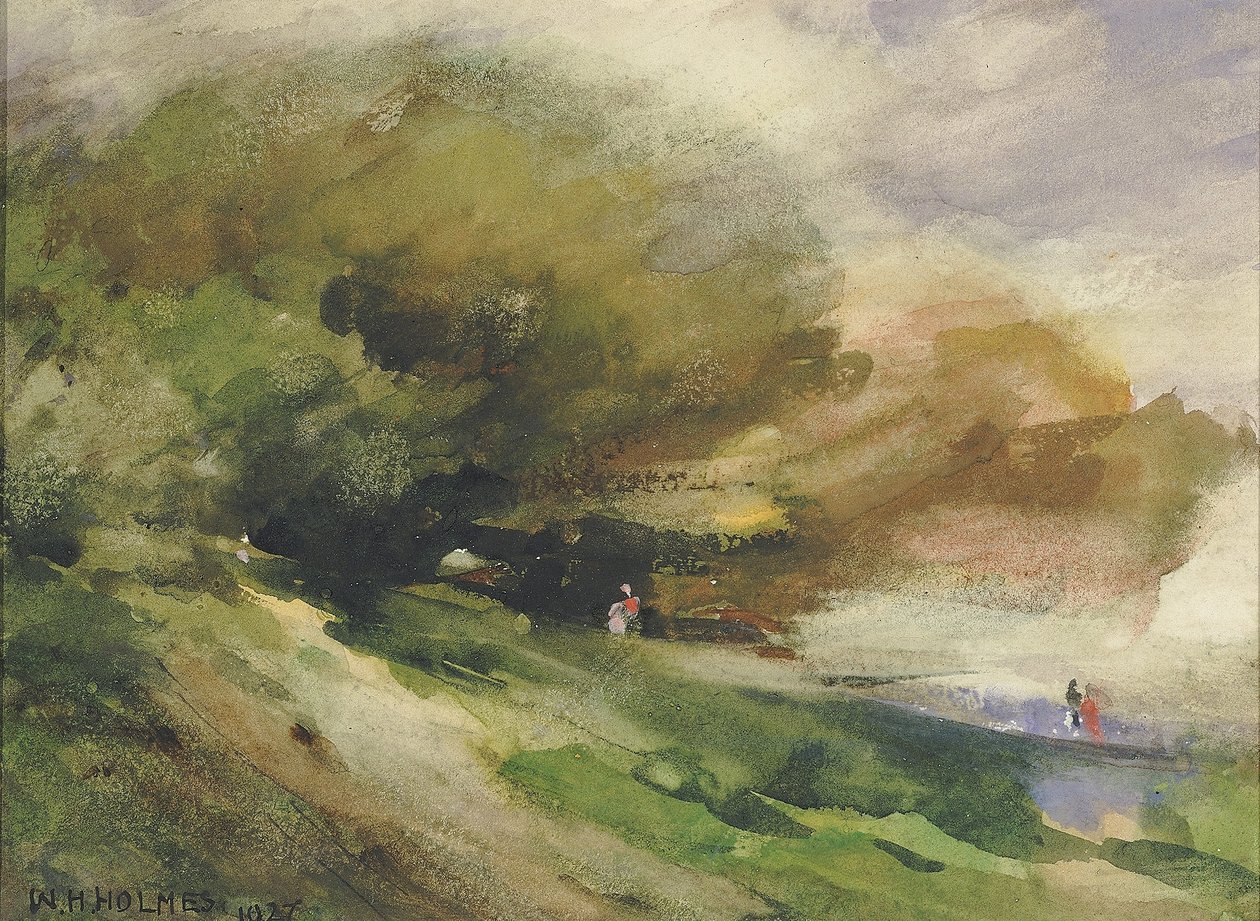 De schaduwrijke wandeling door William Henry Holmes