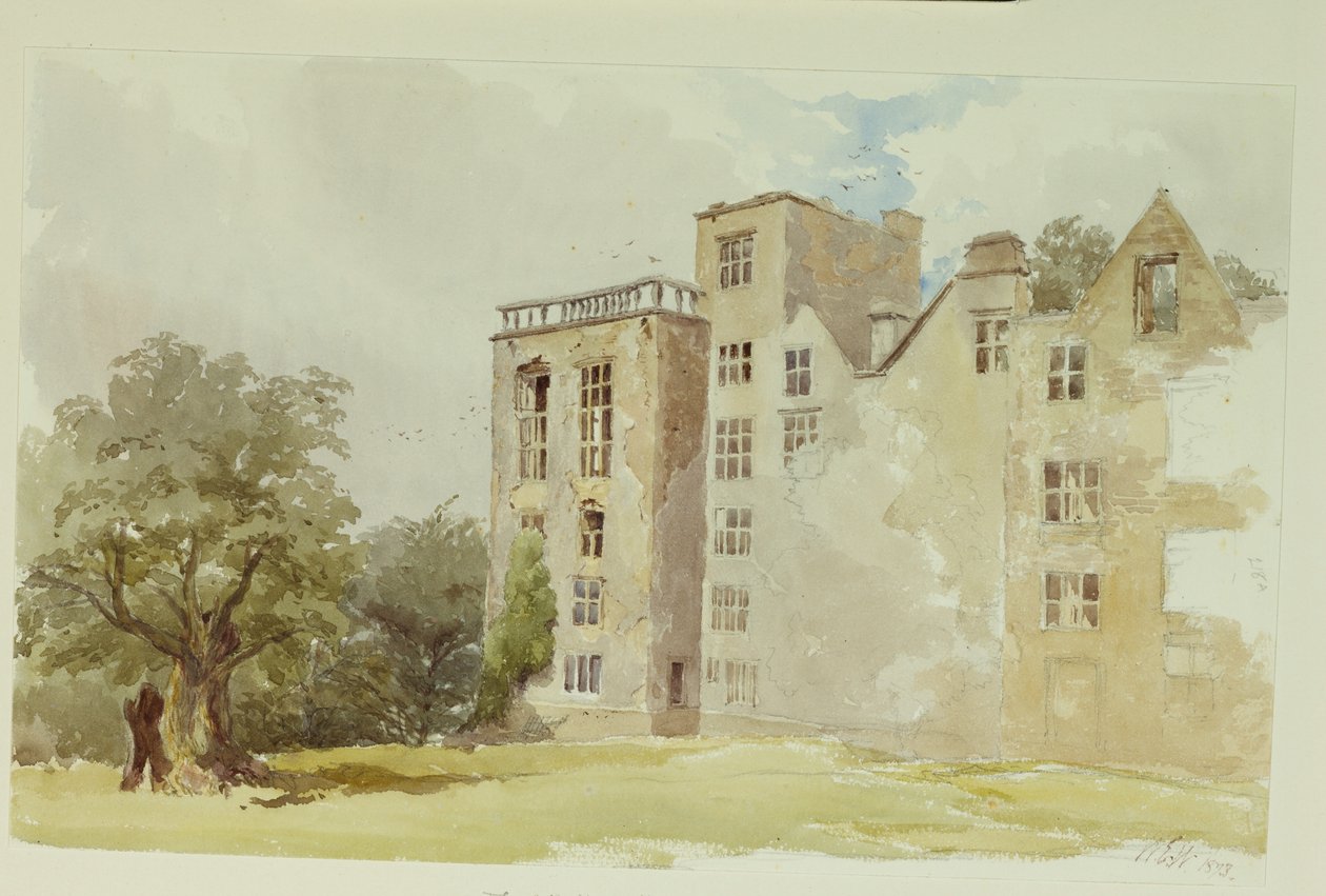 Hardwick Old Hall door William Henry Hunt