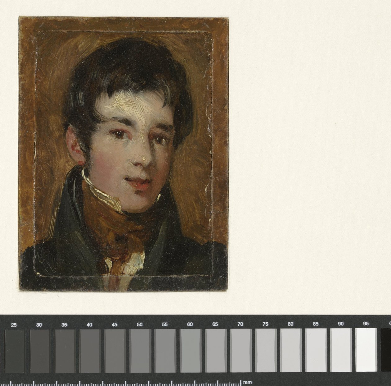 Portret van de schilder James Holland door William Henry Hunt