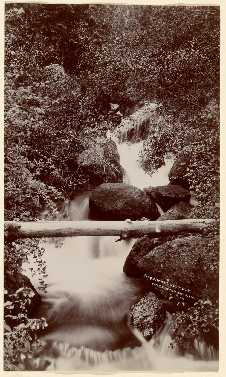 [Myrtle Falls, Green Mountain, Colorado] door William Henry Jackson