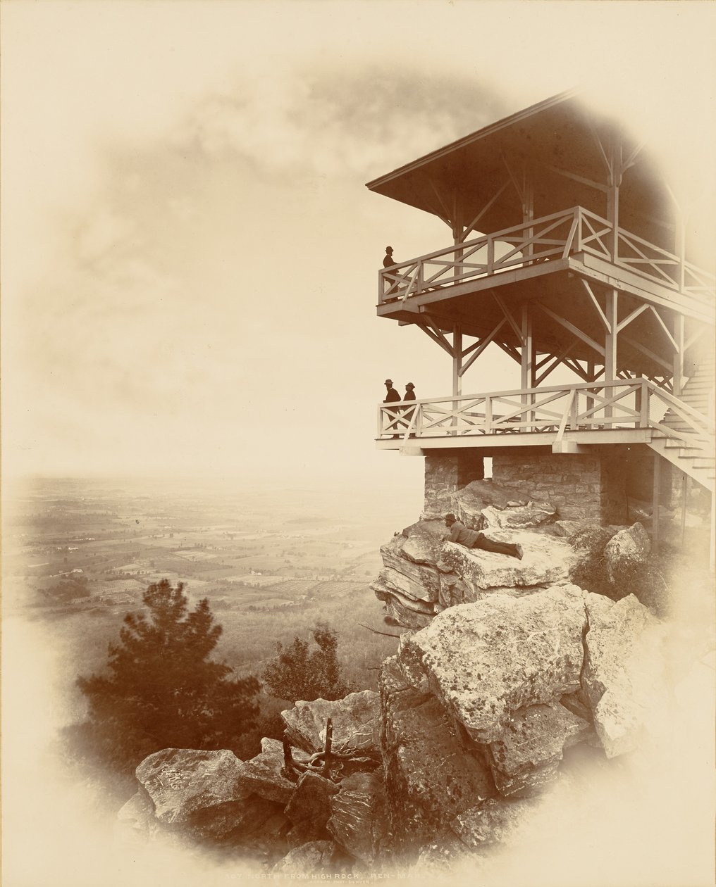 Ten noorden van High Rock, Pen-Mar door William Henry Jackson