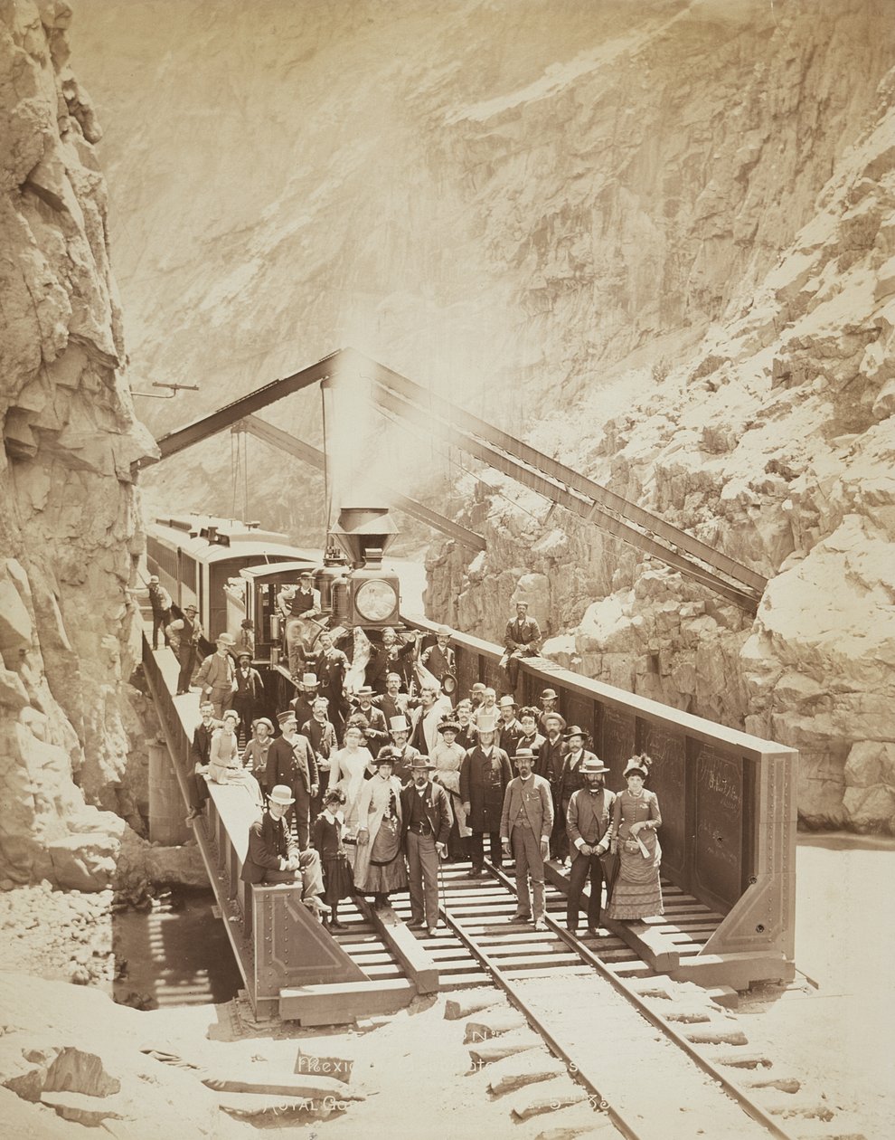 Royal Gorge door William Henry Jackson