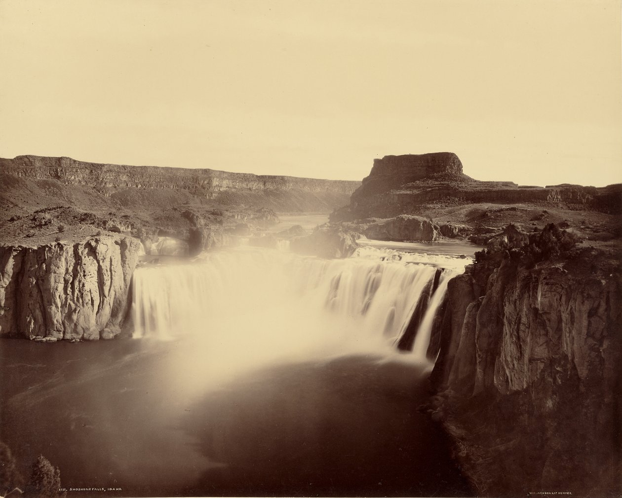 Shoshone Falls, Idaho door William Henry Jackson