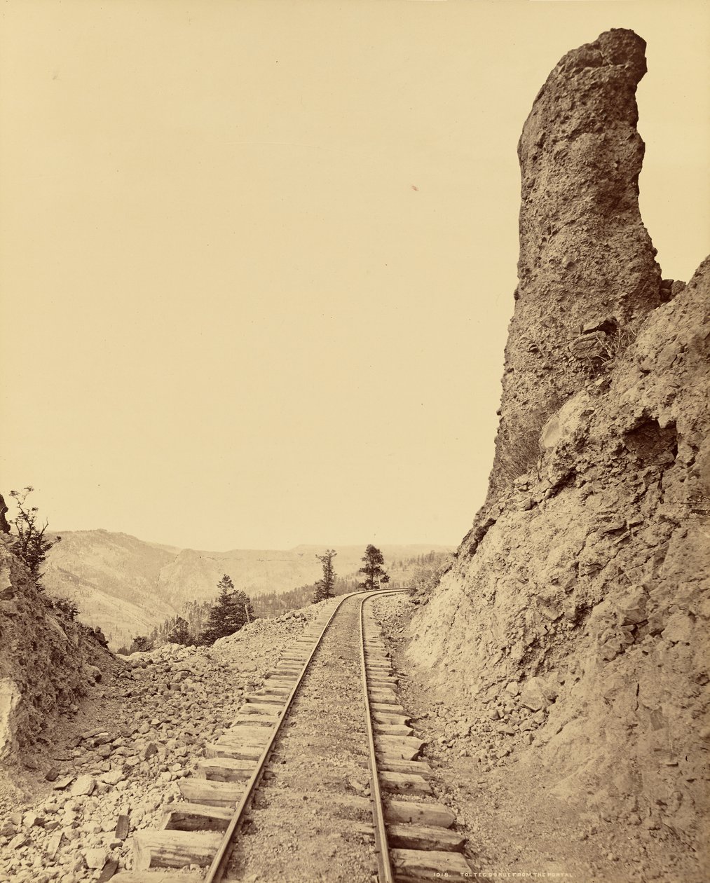 Toltekenkloof vanaf het portaal door William Henry Jackson