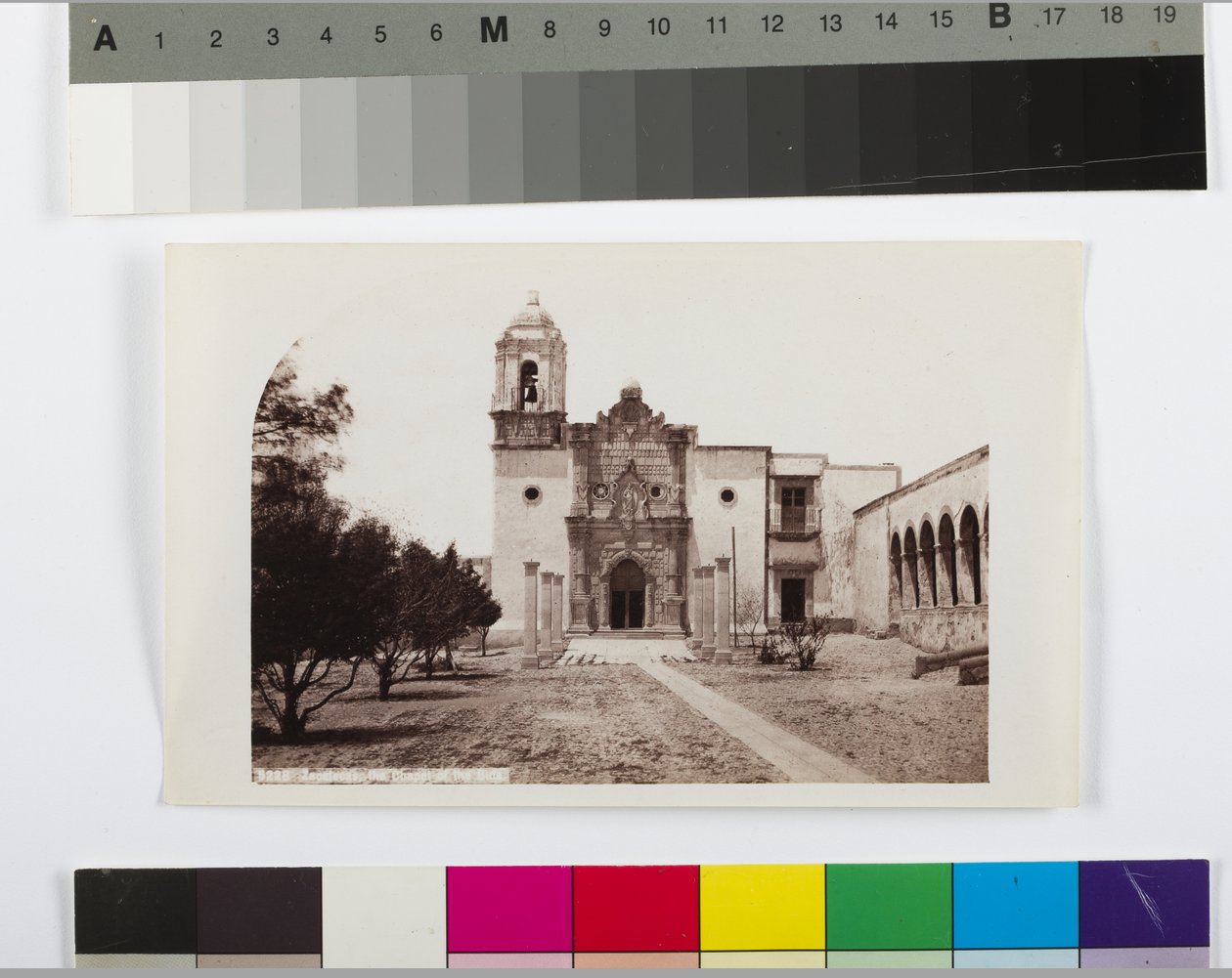 Zacatecas, de Kapel van de Bufa, 1883-84 door William Henry Jackson