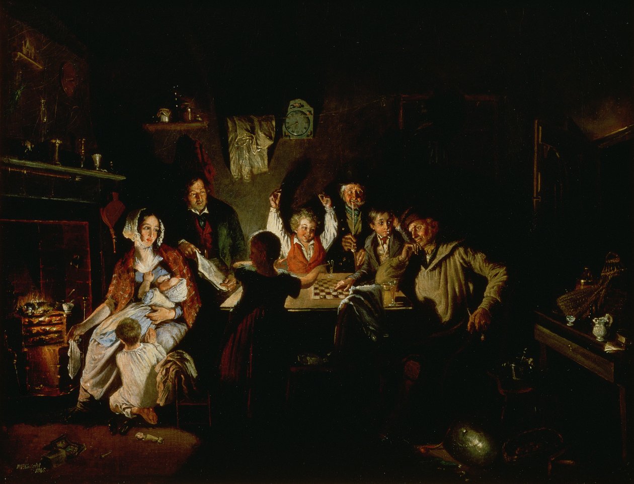 Het Dambordspel door William Henry Knight