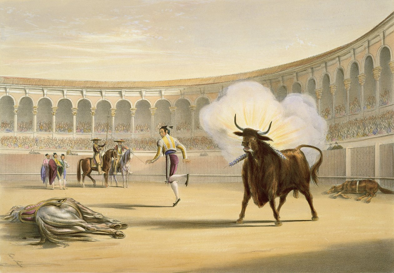 Banderillas de Fuego, 1865 door William Henry Lake Price