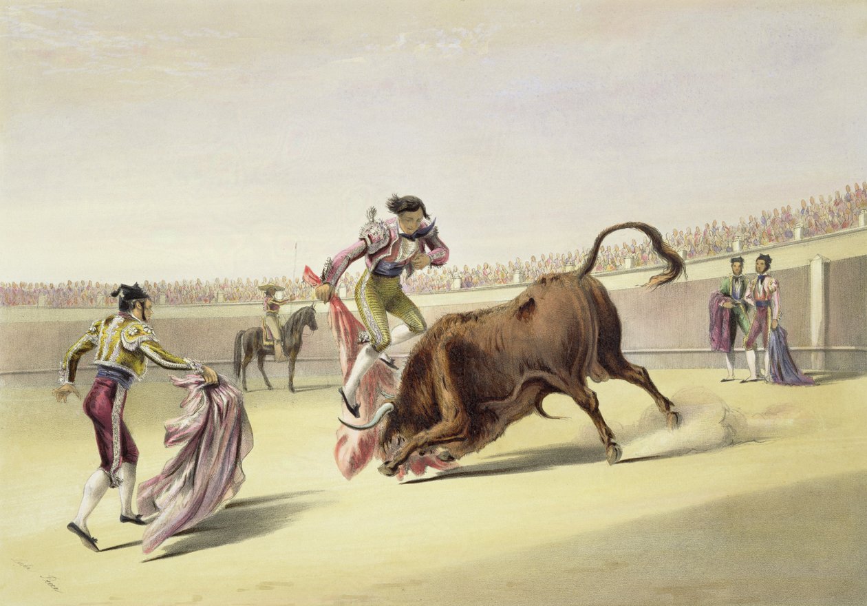 De Sprong of Salta Tras Cuernos, 1865 door William Henry Lake Price