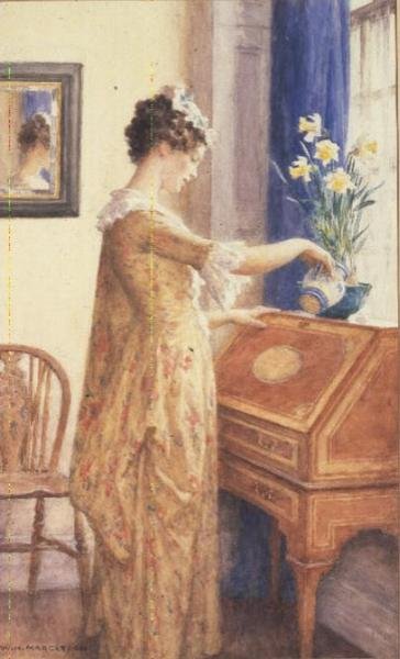 Narcissen Water geven door William Henry Margetson