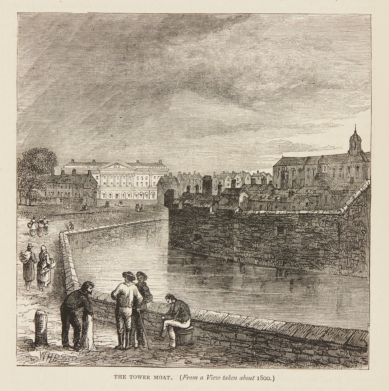 De Gracht rond 1800 door William Henry Prior