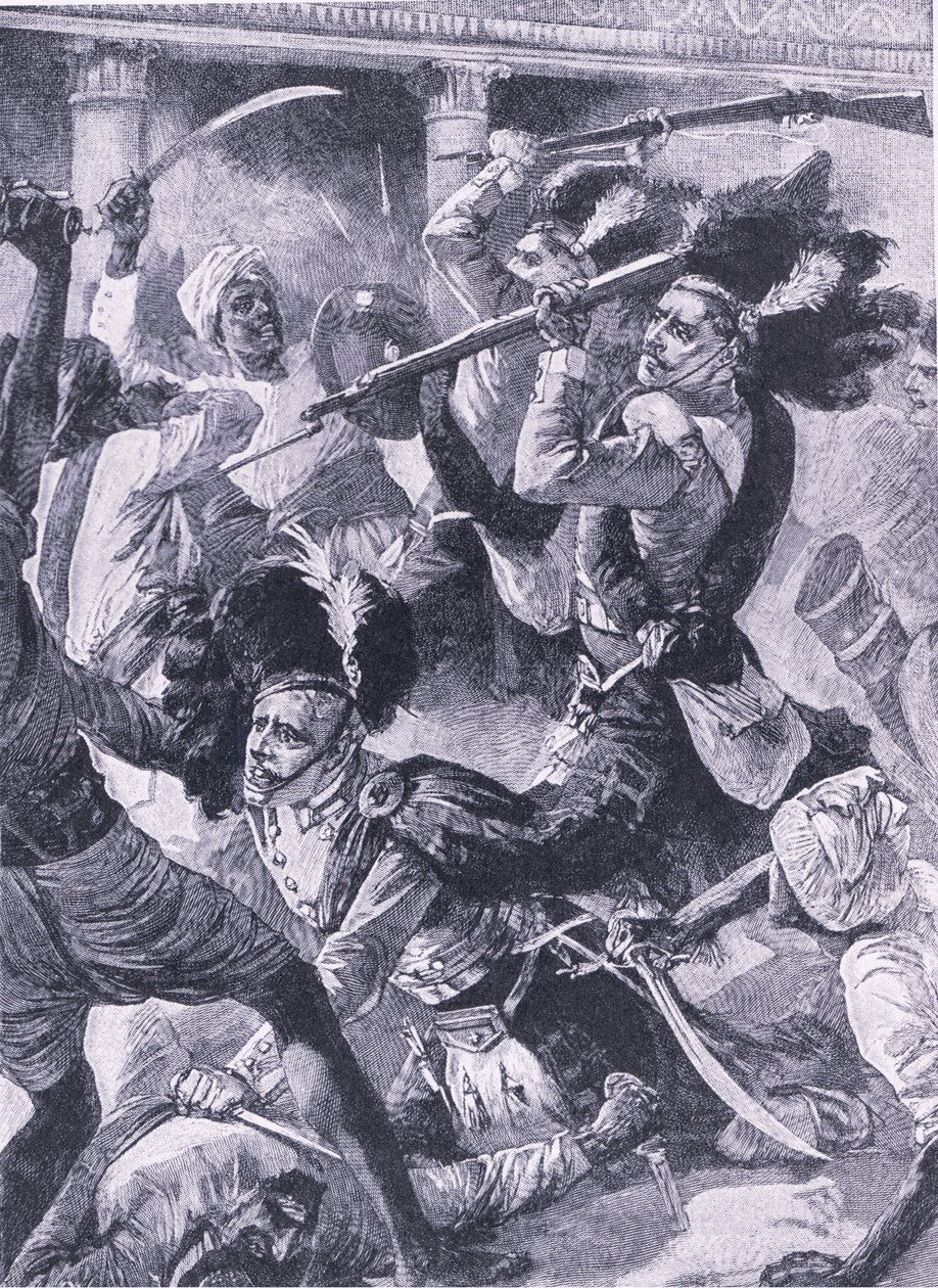 De tweede Bevrijding van Lucknow, illustratie uit 