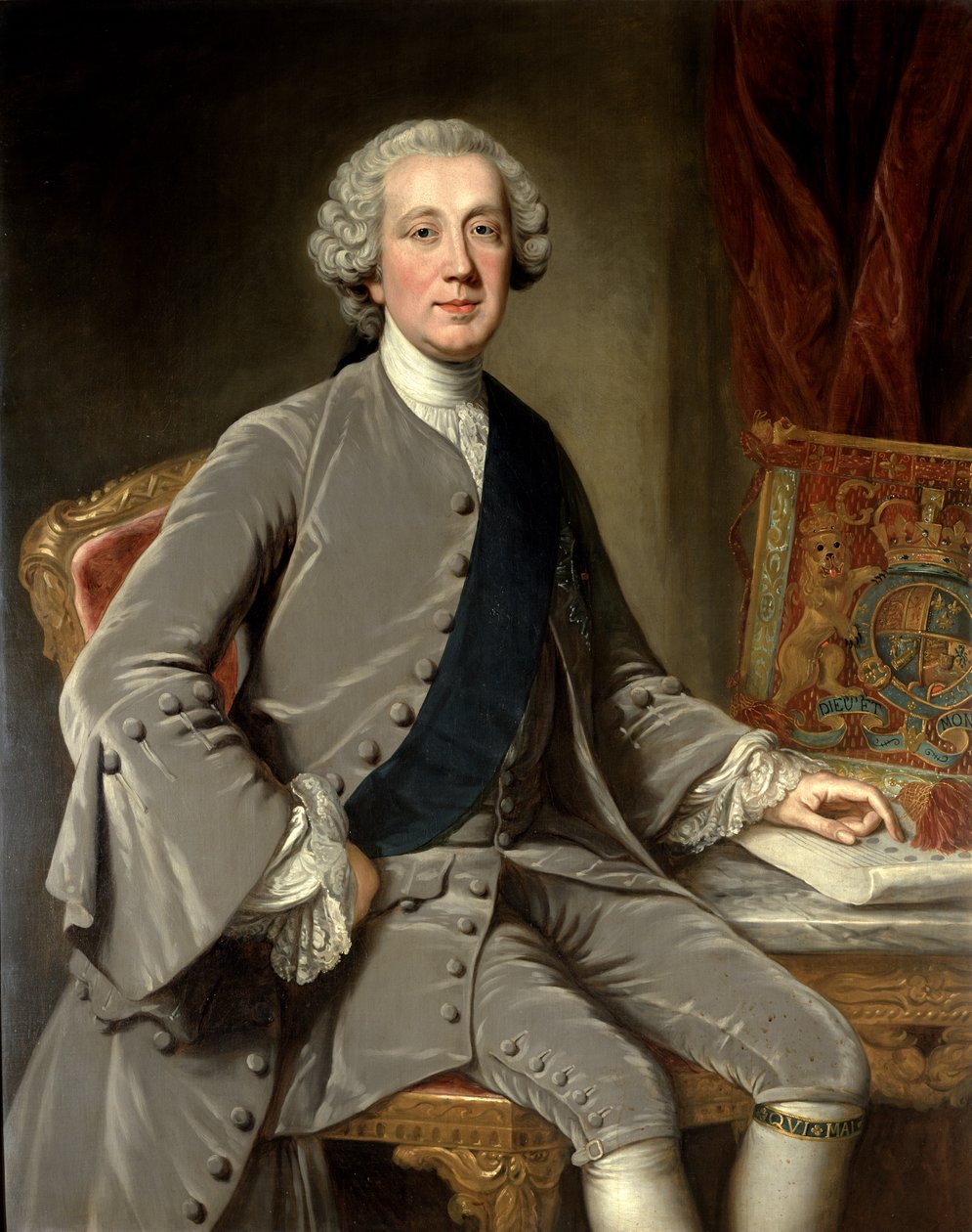 Richard Grenville, Graaf Temple, c.1760 door William Hoare