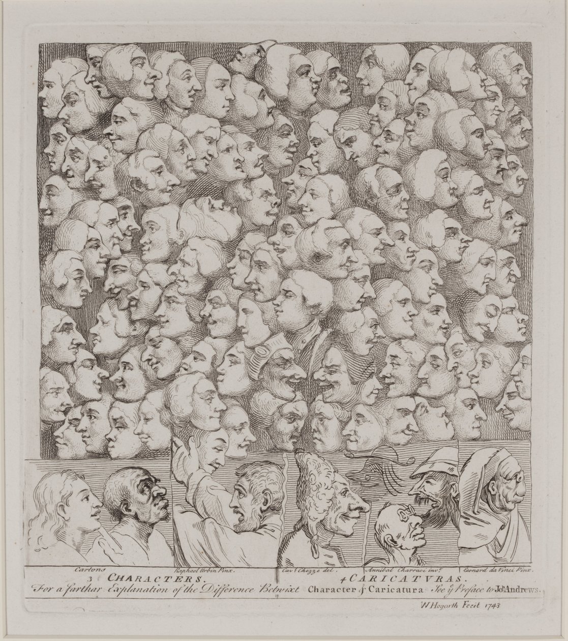Personages en Karikaturen door William Hogarth