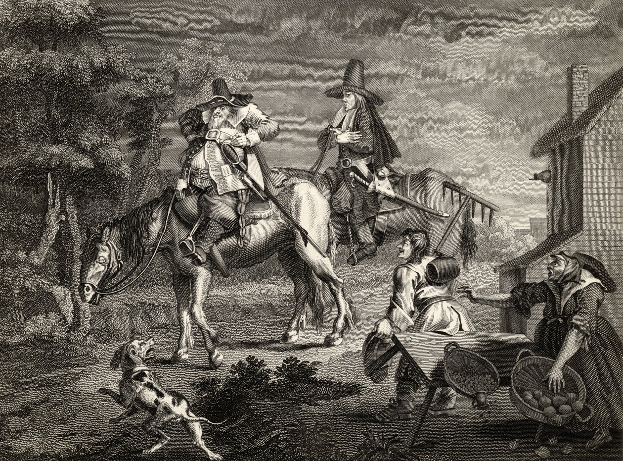 Hudibras trekt ten strijde, uit 