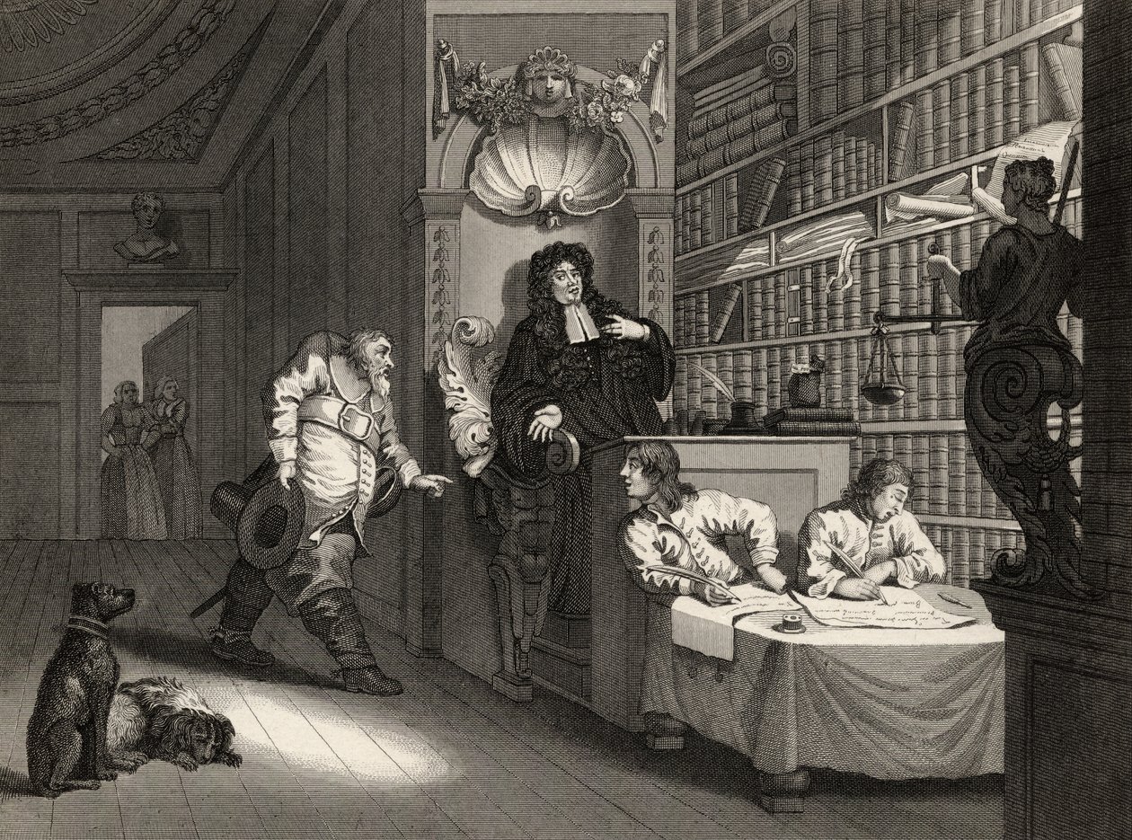 Hudibras met de advocaat, uit 