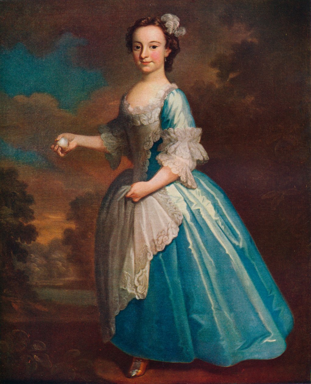 Miss Elizabeth Hatch, door William Hogarth, 1929 door William Hogarth