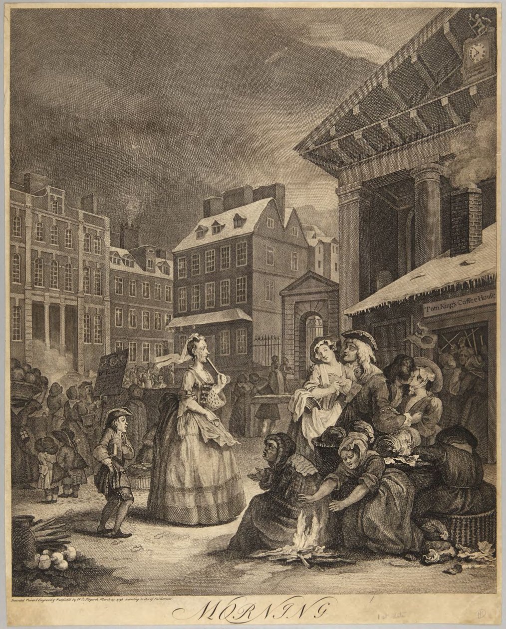 Ochtend door William Hogarth