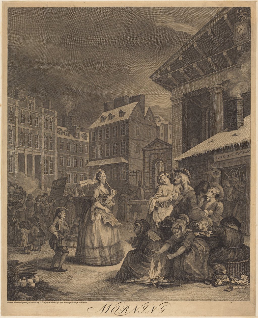Ochtend door William Hogarth