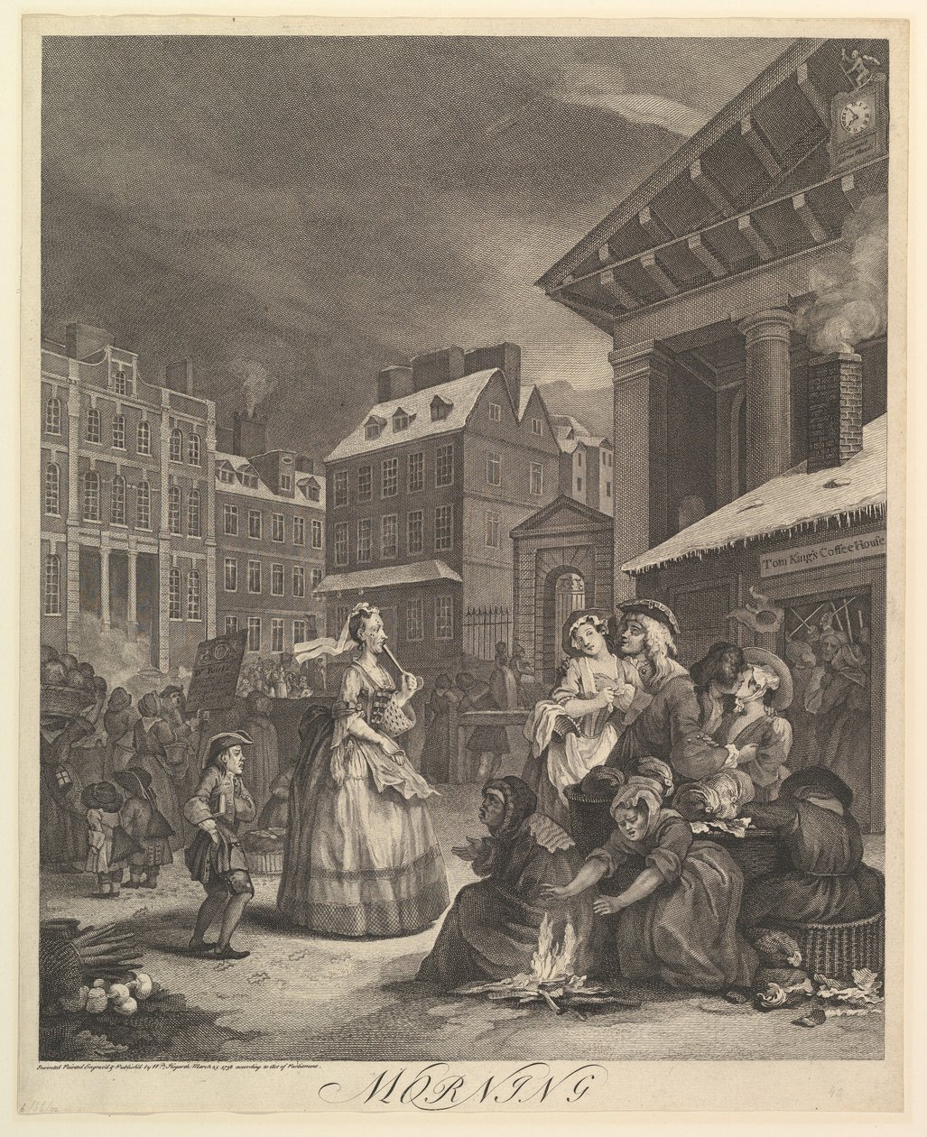 Ochtend: De vier momenten van de dag door William Hogarth