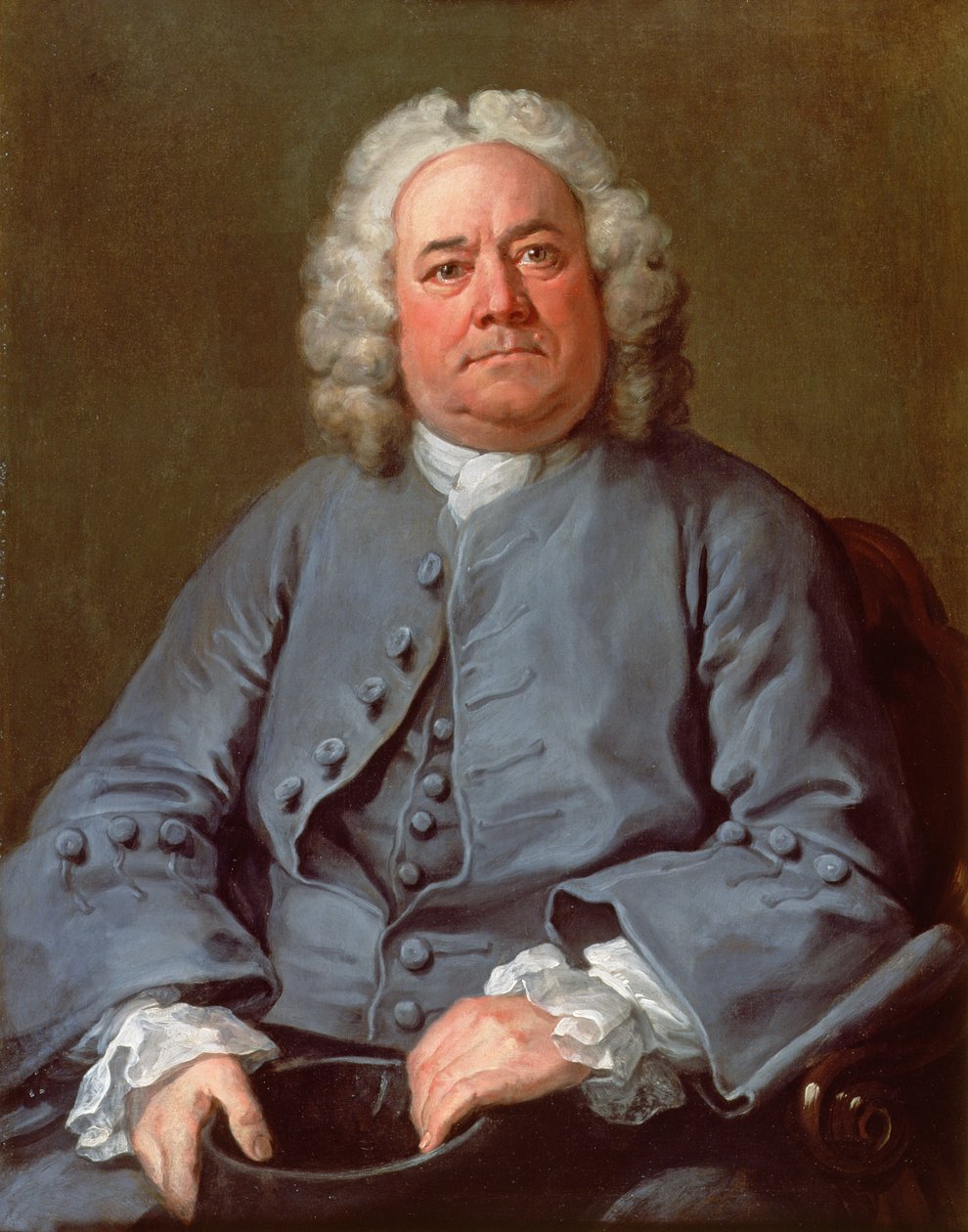 Portret van George Arnold Esq. van Ashby Lodge, 1738-40 door William Hogarth