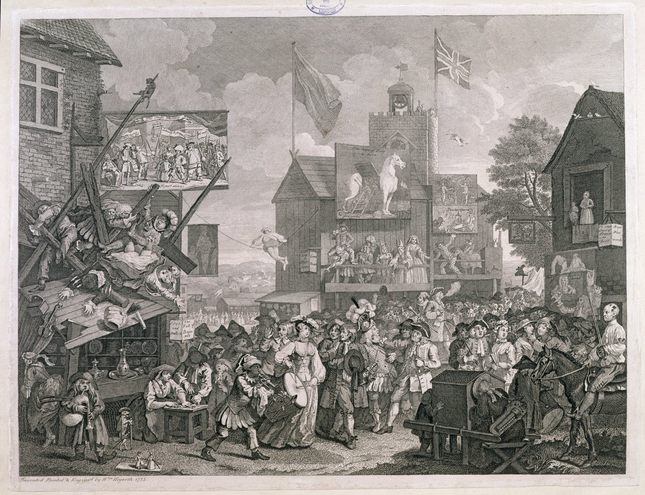 Southwark Fair door William Hogarth