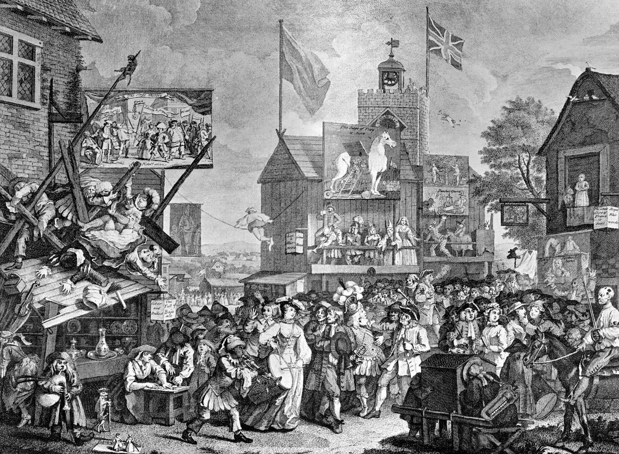 Southwark Fair, 1733 door William Hogarth