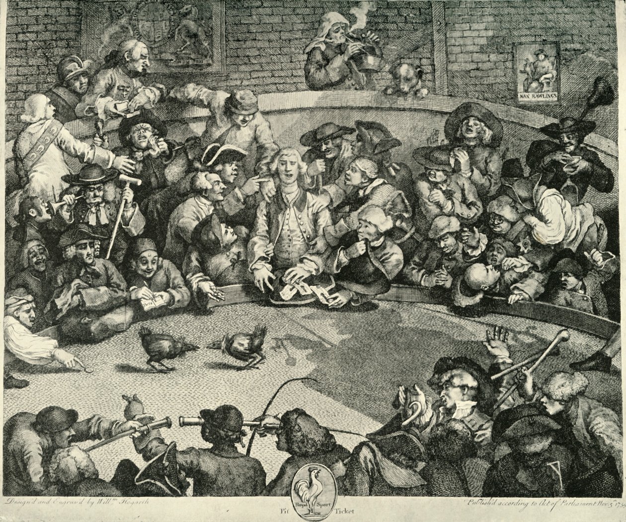 Sport in de Achttiende Eeuw, c1720-1764, 1925 door William Hogarth