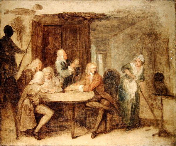 De antiquairs door William Hogarth