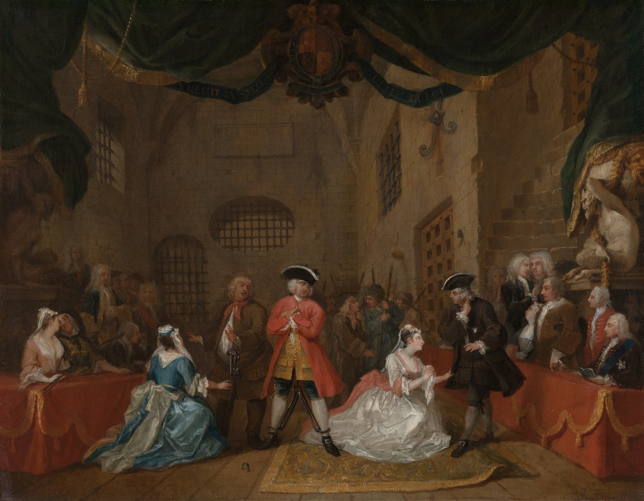 De Bedelaarsopera, 1729 door William Hogarth