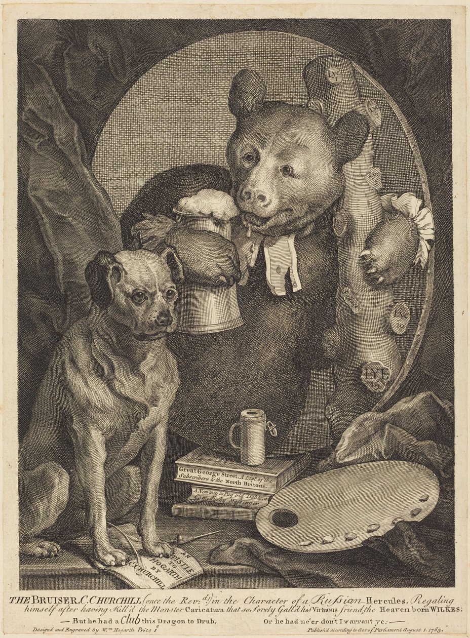 De vechtersbaas door William Hogarth