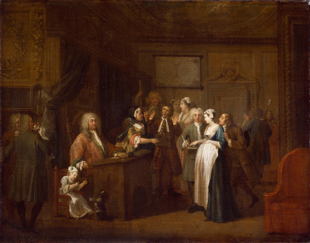 De aanklacht door William Hogarth