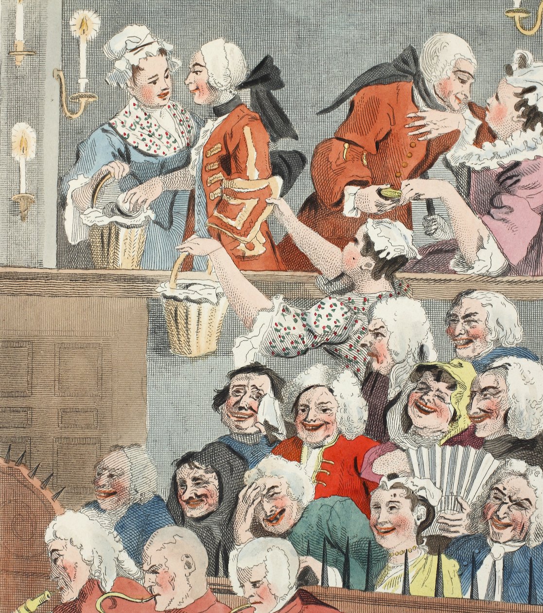 Het lachende publiek, illustratie uit 