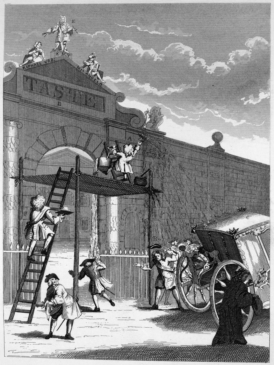 De man van smaak door William Hogarth