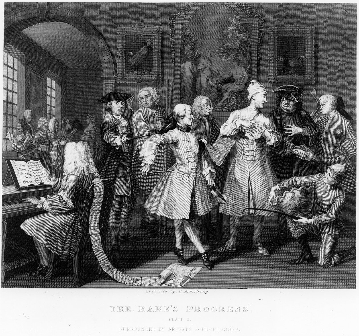 De Levee van de Rake, plaat II, uit 