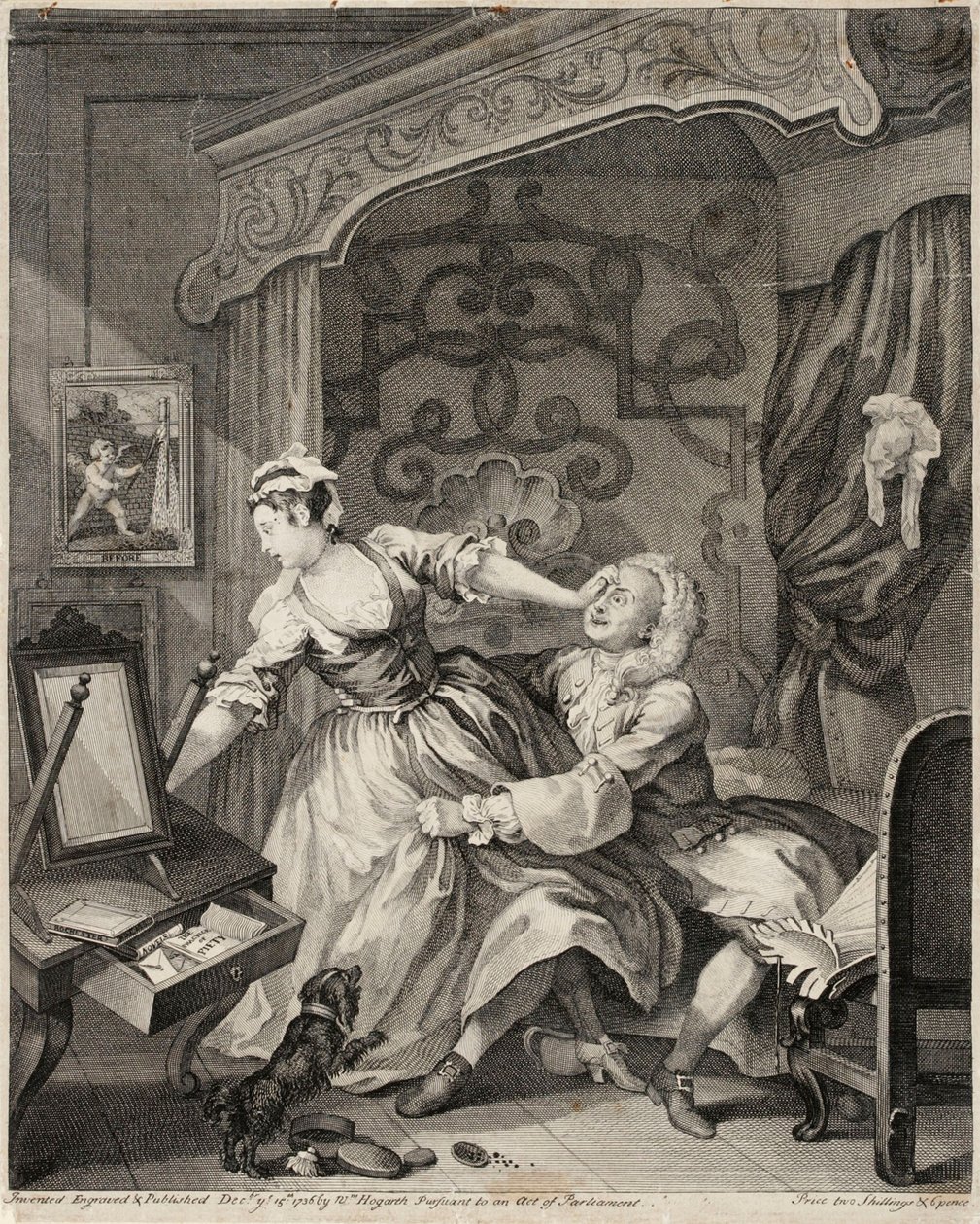 Zonder titel door William Hogarth