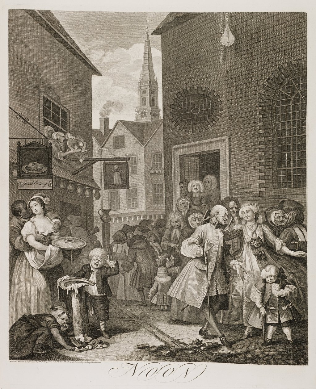 nl: Vier Tijden van de Dag: Middag door William Hogarth
