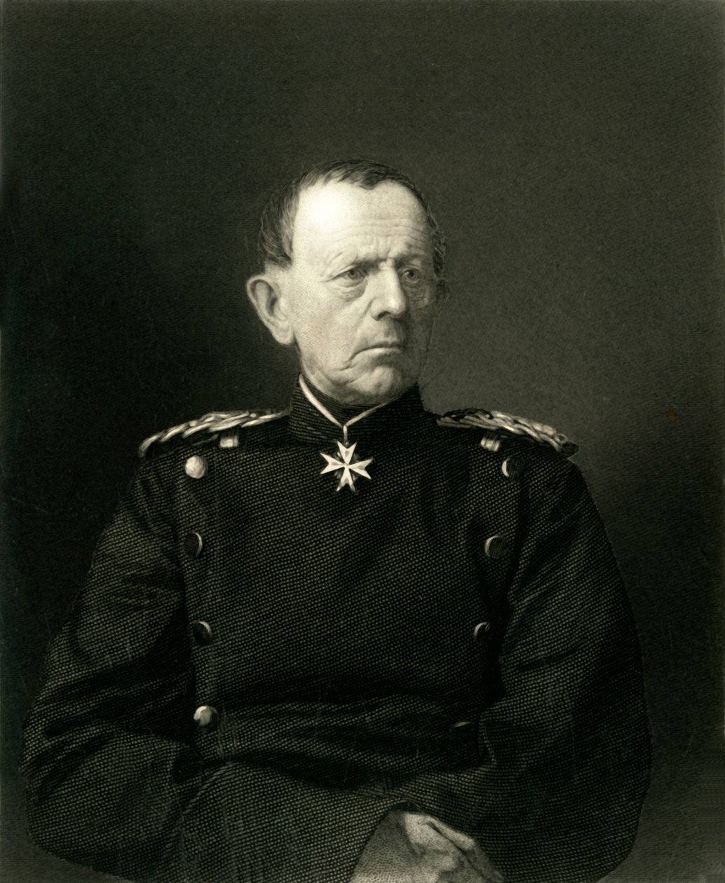 Generaal von Moltke, ca. 1872 door William Holl