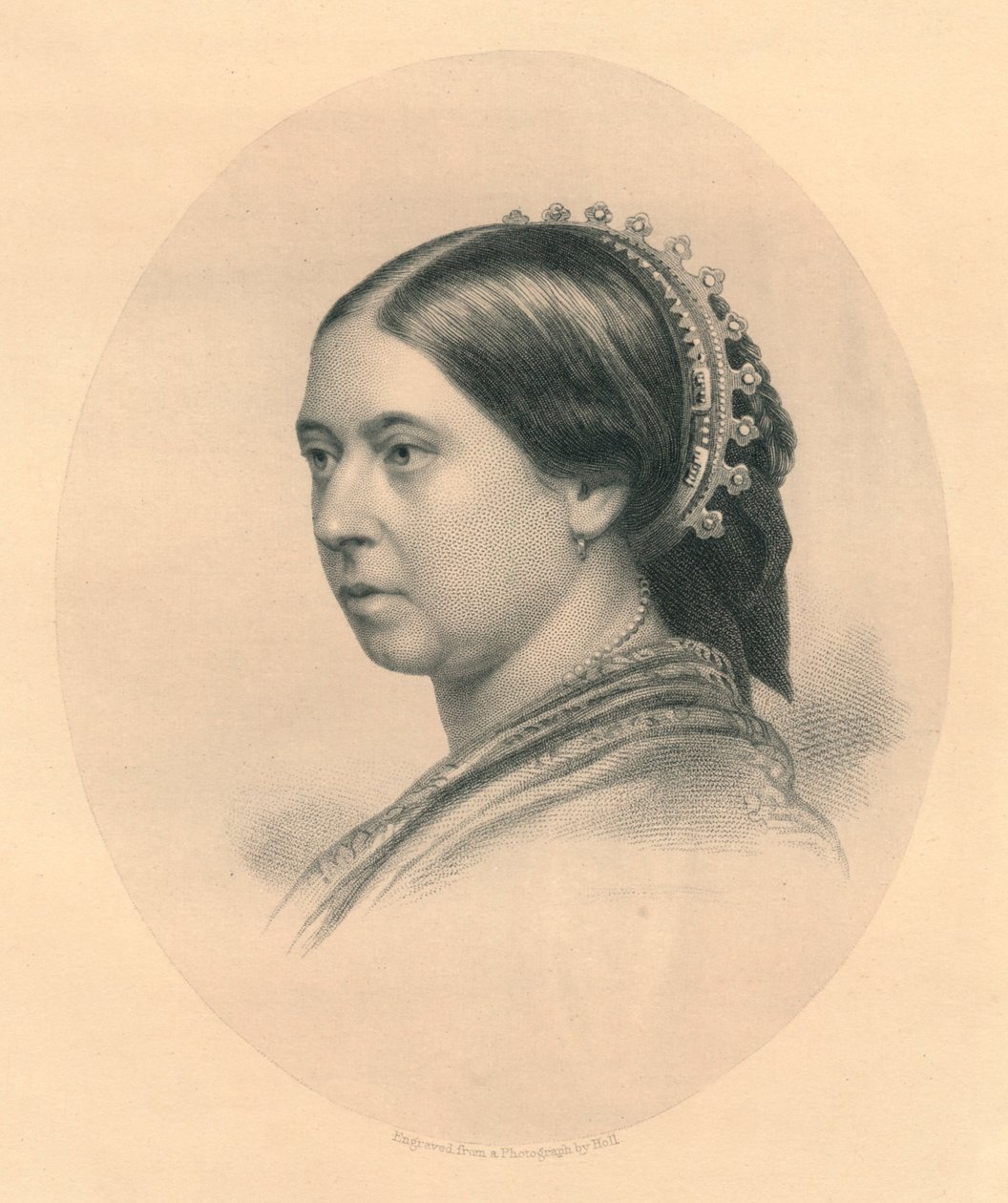 Hare Majesteit de Koningin, ca. 1860s door William Holl
