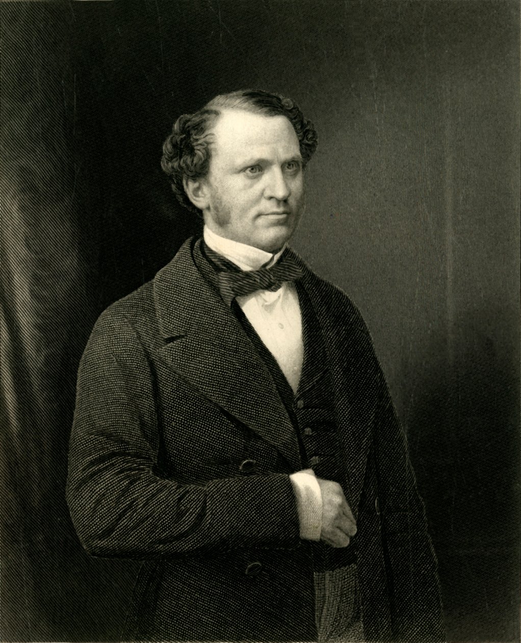 De zeer eerbiedwaardige Edward Henry Stanley, graaf van Derby, ca. 1872 door William Holl