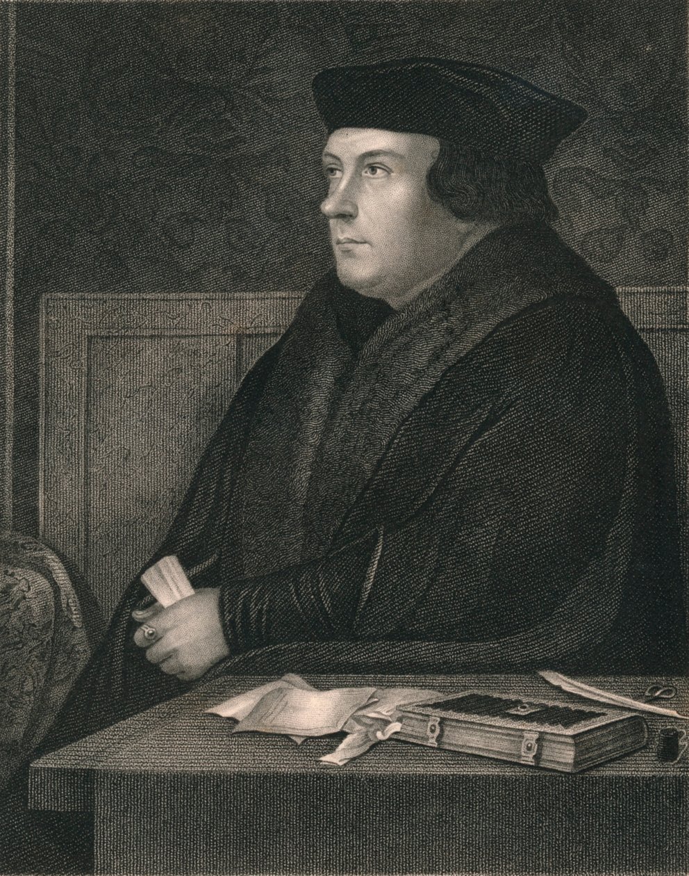 Thomas Cromwell, Graaf van Essex, midden 19e eeuw door William Holl I