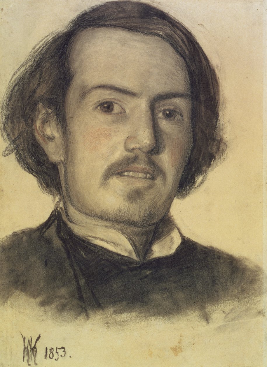 Portret van Walter Howell Deverell, 1853 door William Holman Hunt