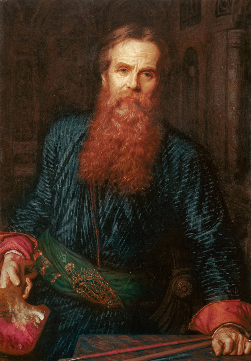 Portret van William Holman Hunt door William Holman Hunt