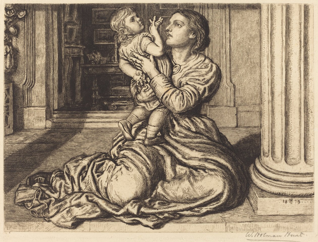 Het afscheid van de vader door William Holman Hunt
