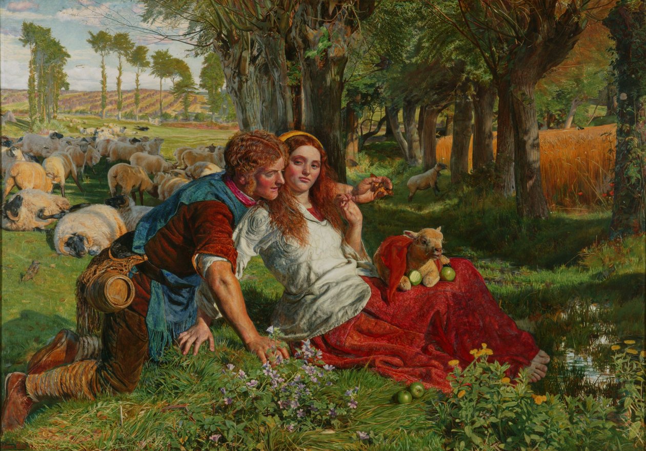 De Herdersknecht door William Holman Hunt